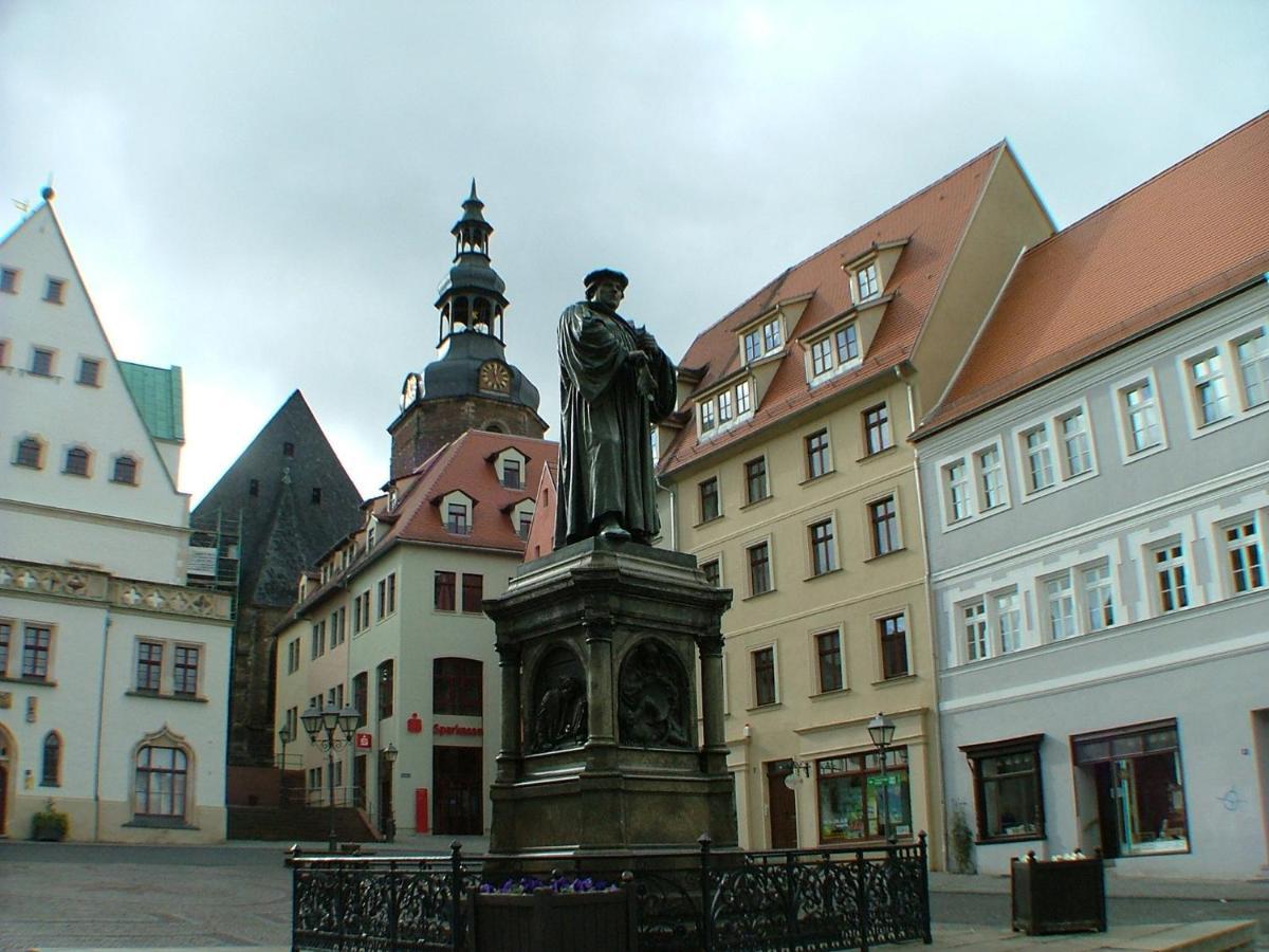 Hotel Garni Pension Zur Lutherstadt 루터슈타트아이슬레벤 외부 사진
